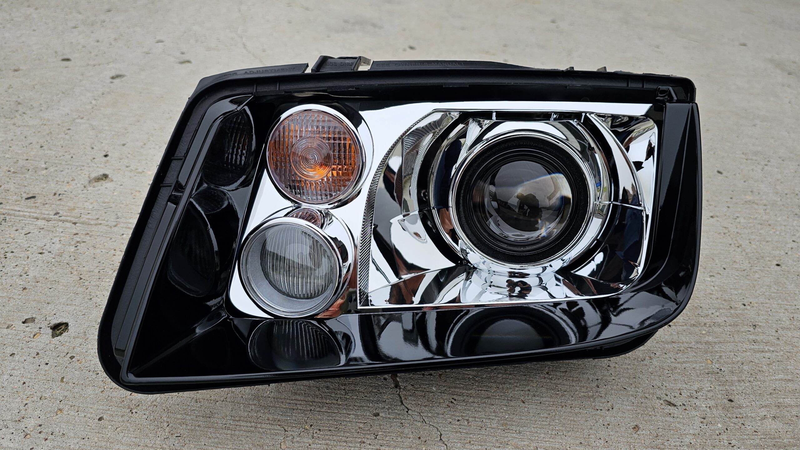 VXT Bi-LED “RETROFIT” Headlight Assemblies – GLI Style - MK4 Jetta / Bora - (Built to Order) - Image 5